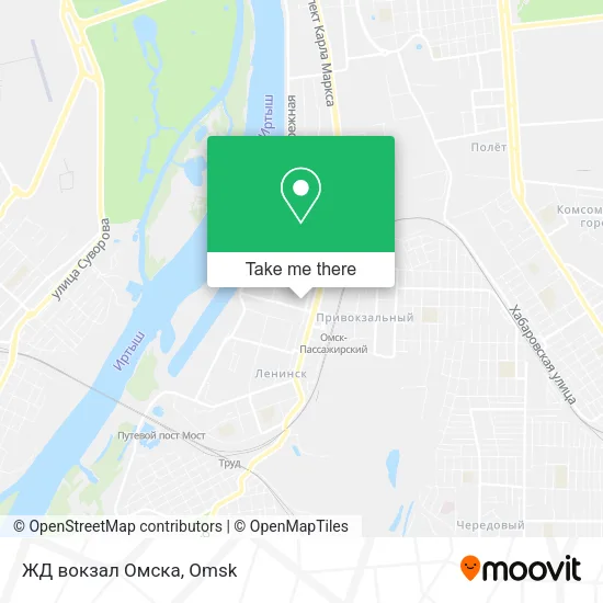 ЖД вокзал Омска map