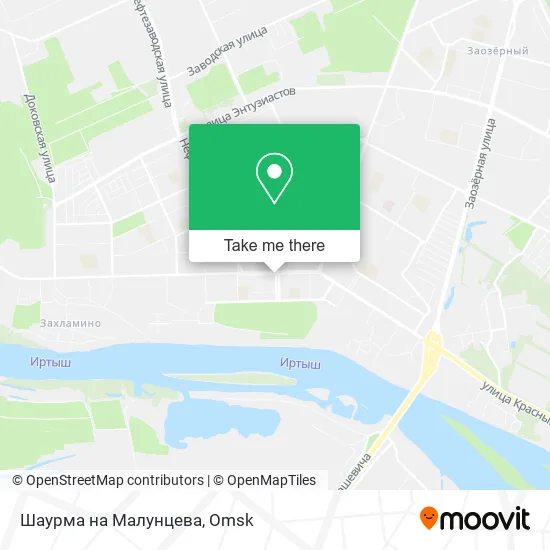 Шаурма на Малунцева map