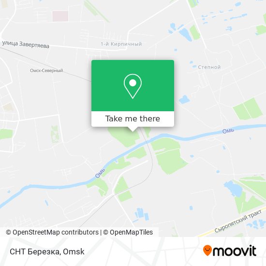 СНТ Березка map