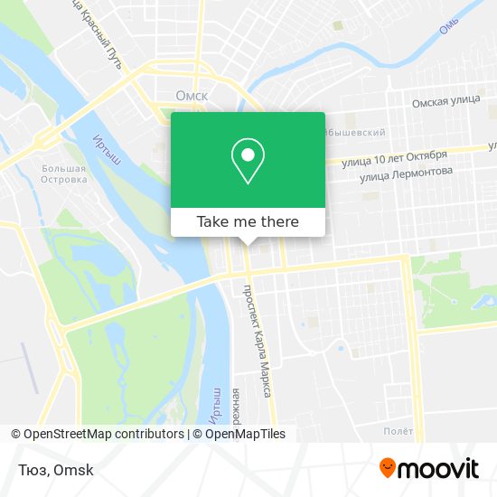 Тюз map