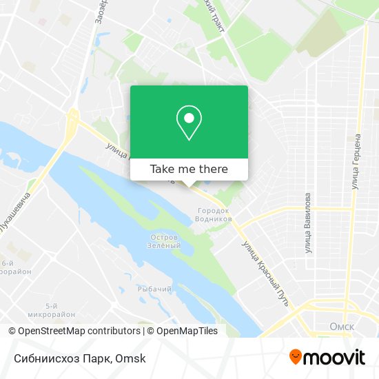Сибниисхоз Парк map