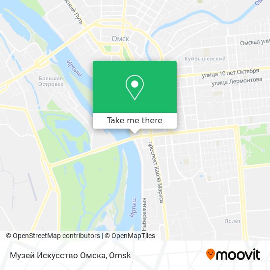 Музей  Искусство Омска map