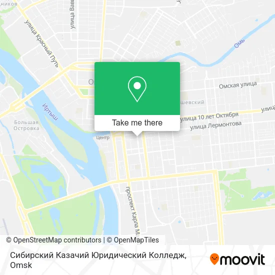 Сибирский Казачий Юридический Колледж map