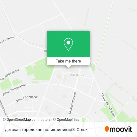 детская городская поликлиника#3 map