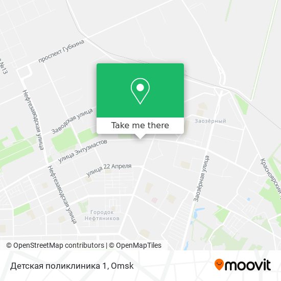Детская поликлиника 1 map