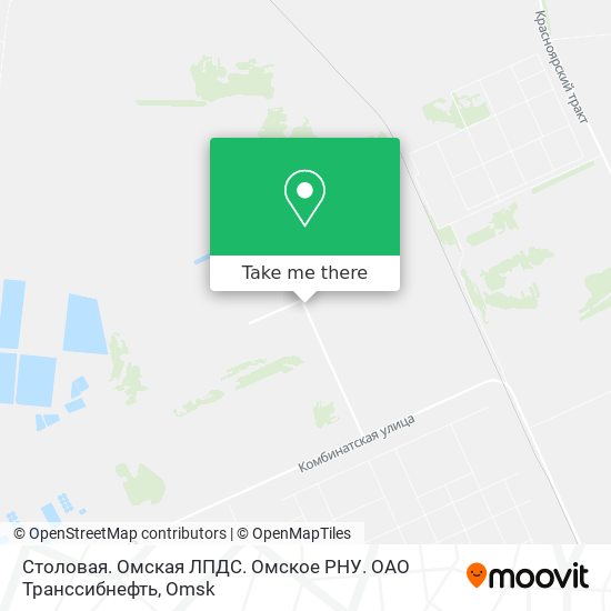 Столовая. Омская ЛПДС. Омское РНУ. ОАО  Транссибнефть map