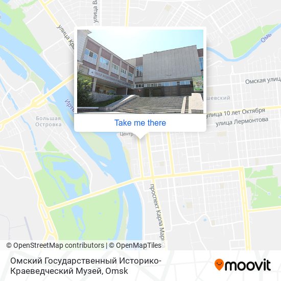 Омский Государственный Историко-Краеведческий Музей map