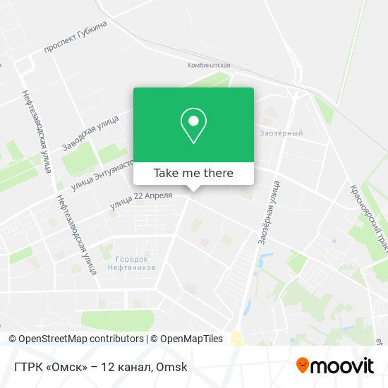 ГТРК «Омск» – 12 канал map