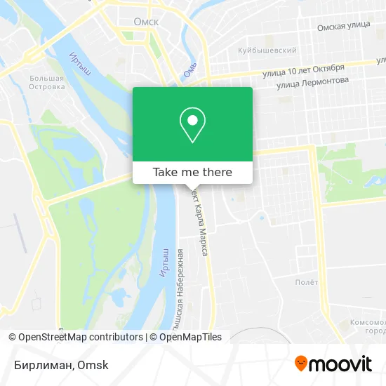 Бирлиман map