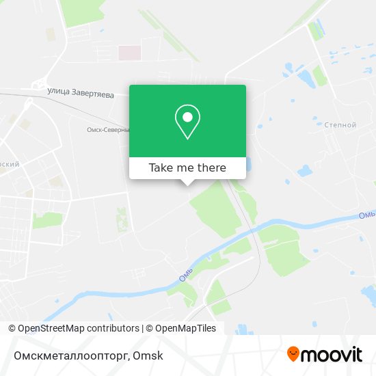 Омскметаллоопторг map