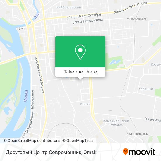 Досуговый Центр Современник map