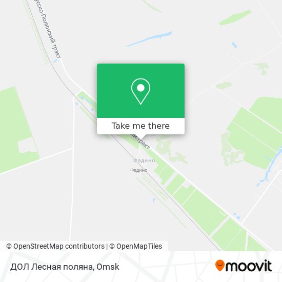 ДОЛ Лесная поляна map