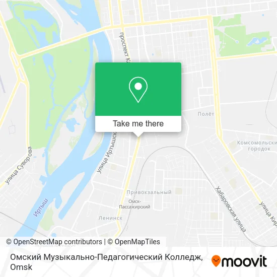 Омский Музыкально-Педагогический Колледж map
