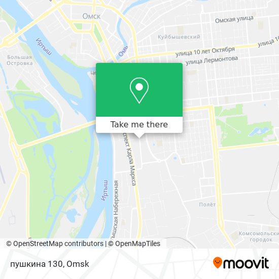 пушкина 130 map