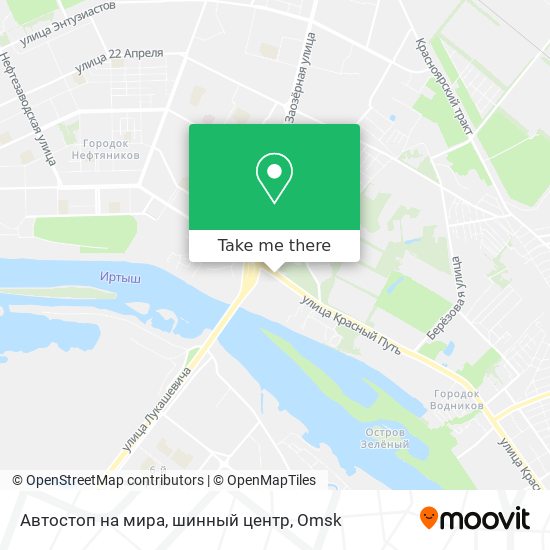 Автостоп на мира, шинный центр map
