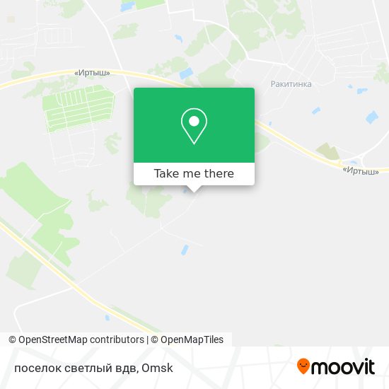 поселок светлый вдв map