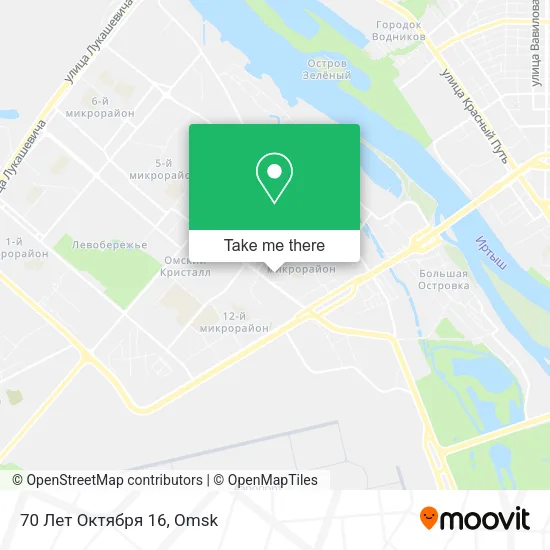 70 Лет Октября 16 map