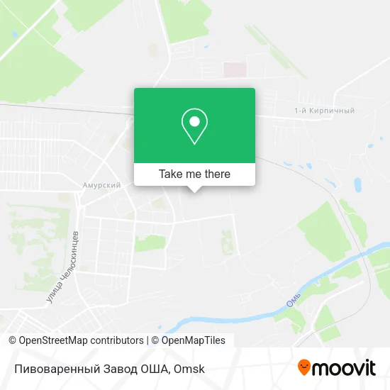 Пивоваренный Завод  ОША map