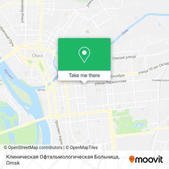 Клиническая Офтальмологическая Больница map