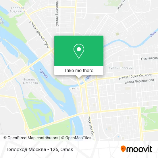Теплоход  Москва - 126 map