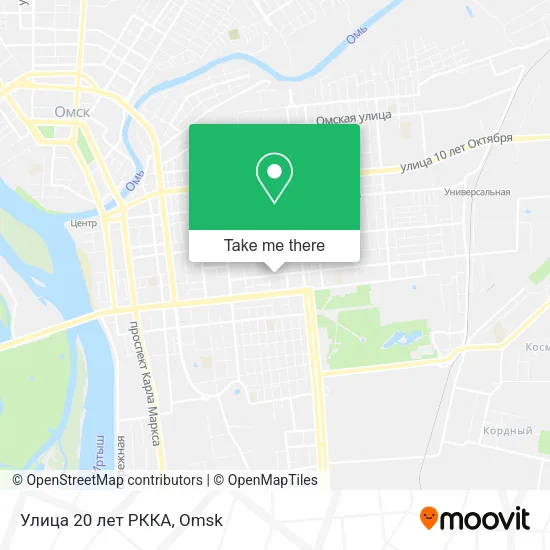 Улица 20 лет РККА map
