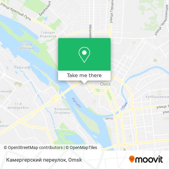 Камергерский переулок map