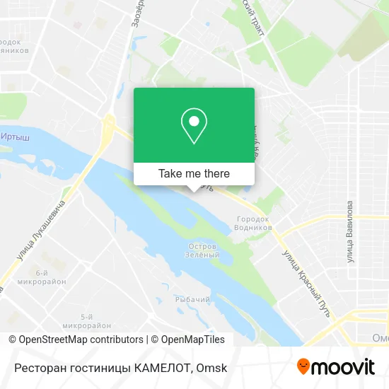 Ресторан гостиницы КАМЕЛОТ map