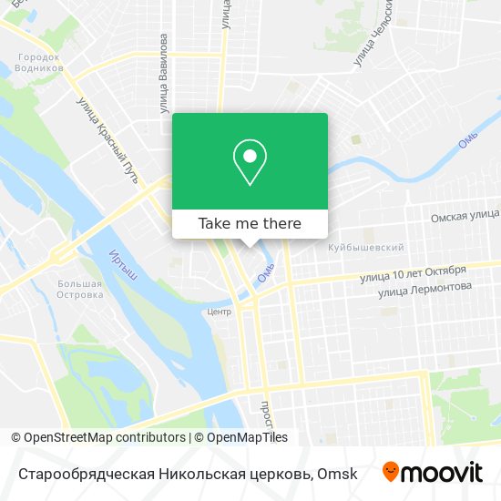 Старообрядческая Никольская церковь map