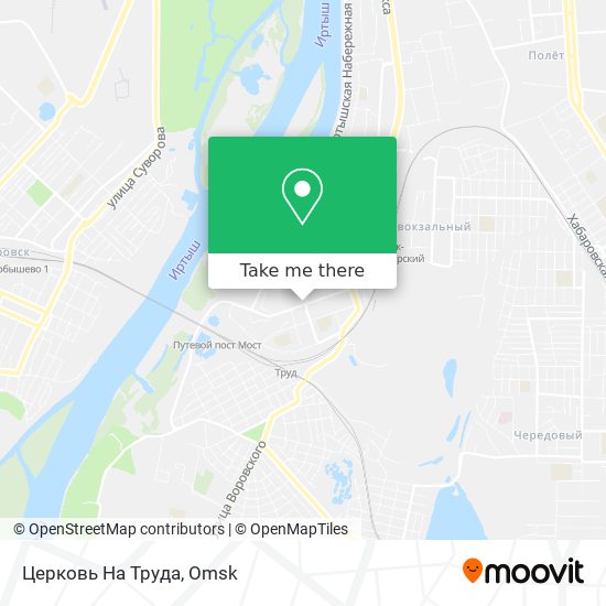 Церковь На Труда map