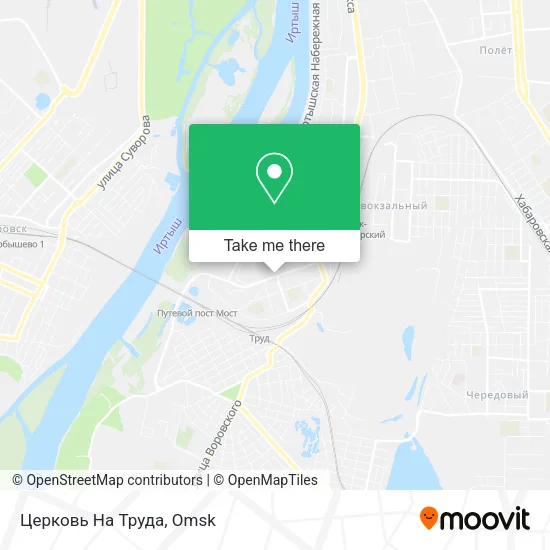 Церковь На Труда map