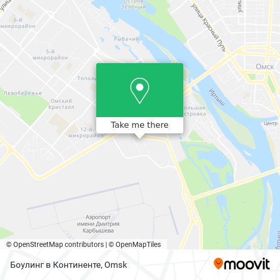 Боулинг в Континенте map