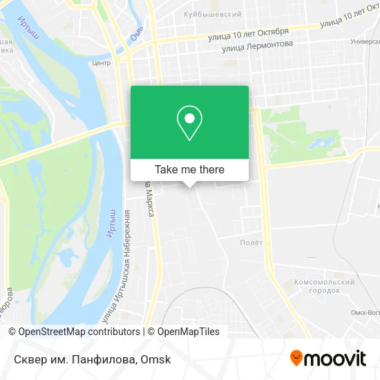 Сквер им. Панфилова map