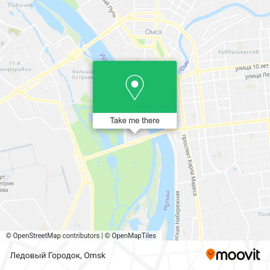Ледовый Городок map