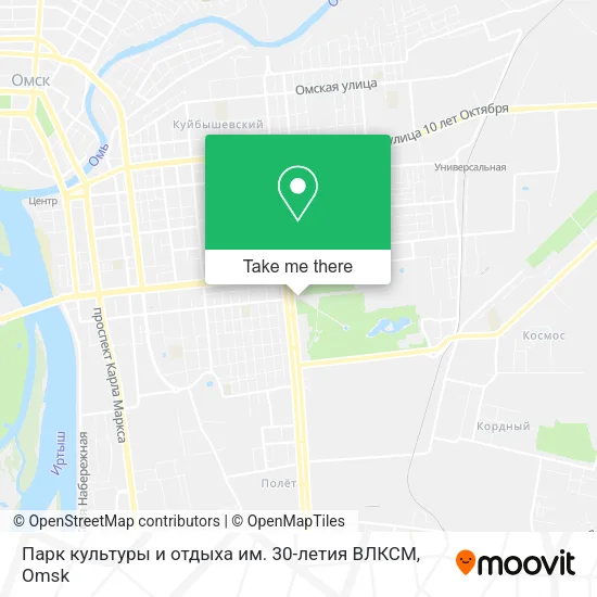 Парк культуры и отдыха им. 30-летия ВЛКСМ map