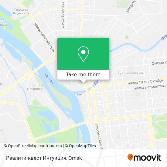 Реалити-квест Интуиция map