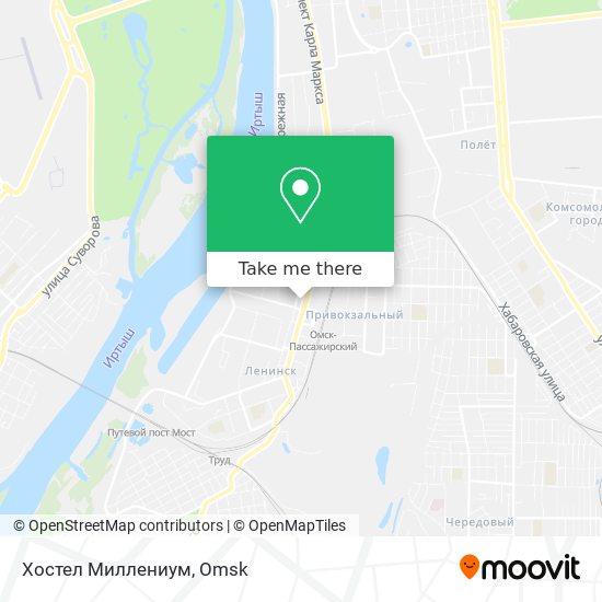 Хостел  Миллениум map