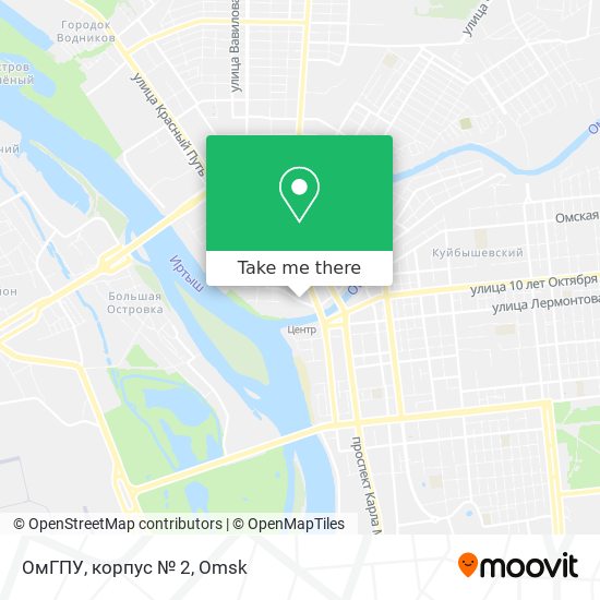 ОмГПУ, корпус № 2 map