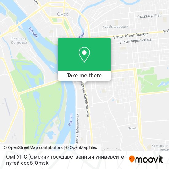 ОмГУПС map
