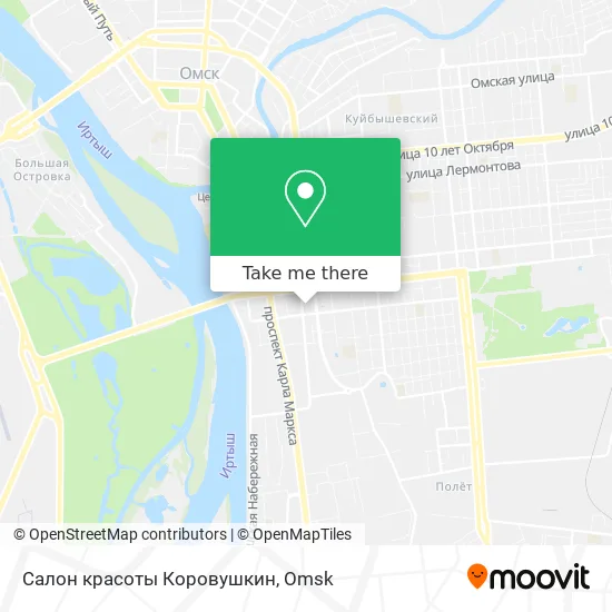 Салон красоты Коровушкин map