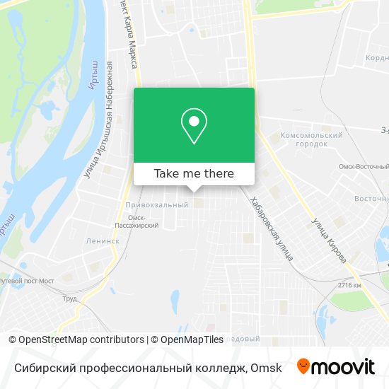 Сибирский профессиональный колледж map
