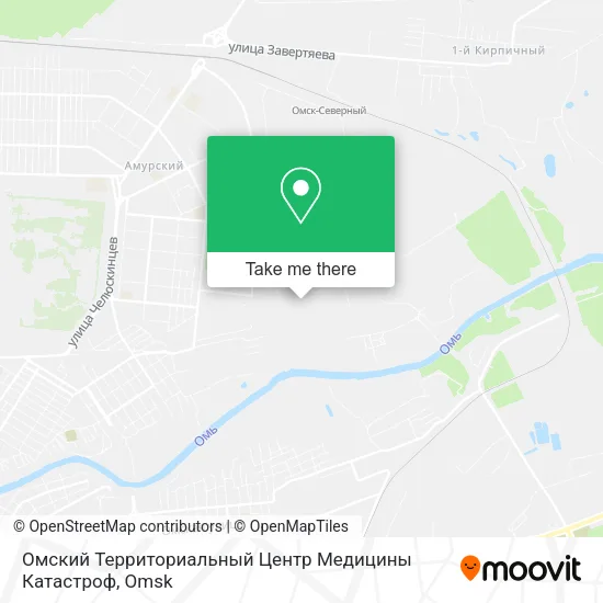 Омский Территориальный Центр Медицины Катастроф map