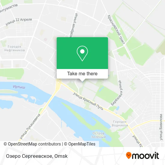 Озеро Сергеевское map