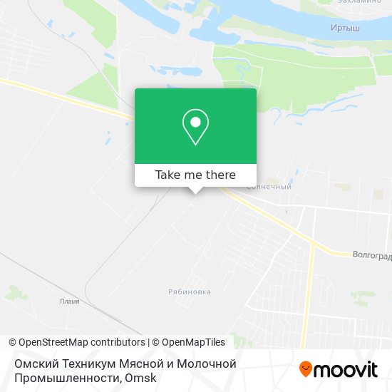 Омский Техникум Мясной и Молочной Промышленности map