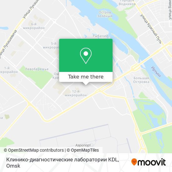 Клинико-диагностические лаборатории KDL map