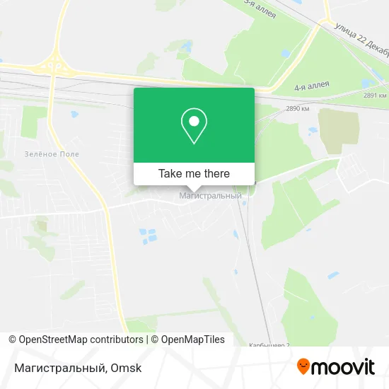 Магистральный map