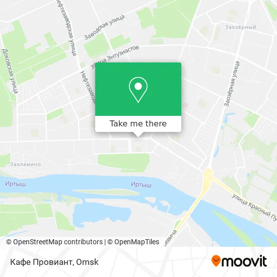 Кафе Провиант map