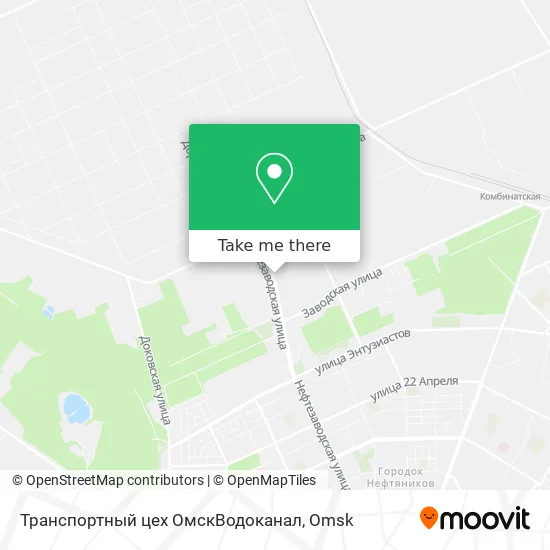 Транспортный цех ОмскВодоканал map