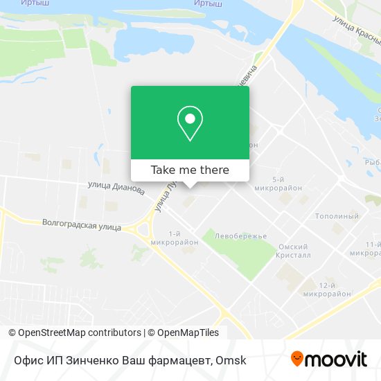 Офис ИП Зинченко  Ваш фармацевт map