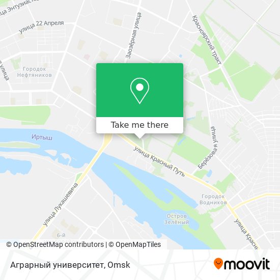 Аграрный университет map