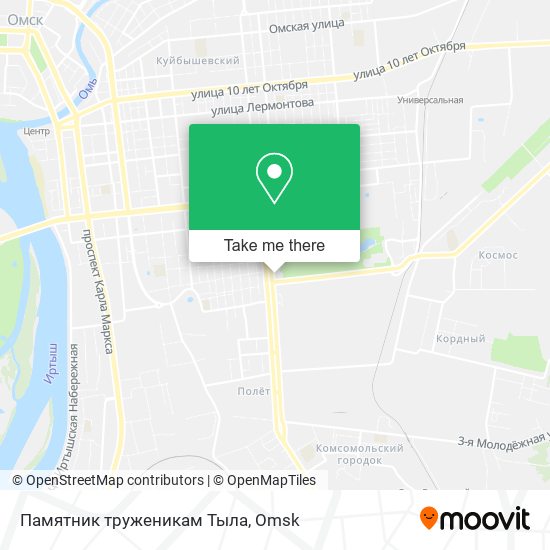 Памятник труженикам Тыла map